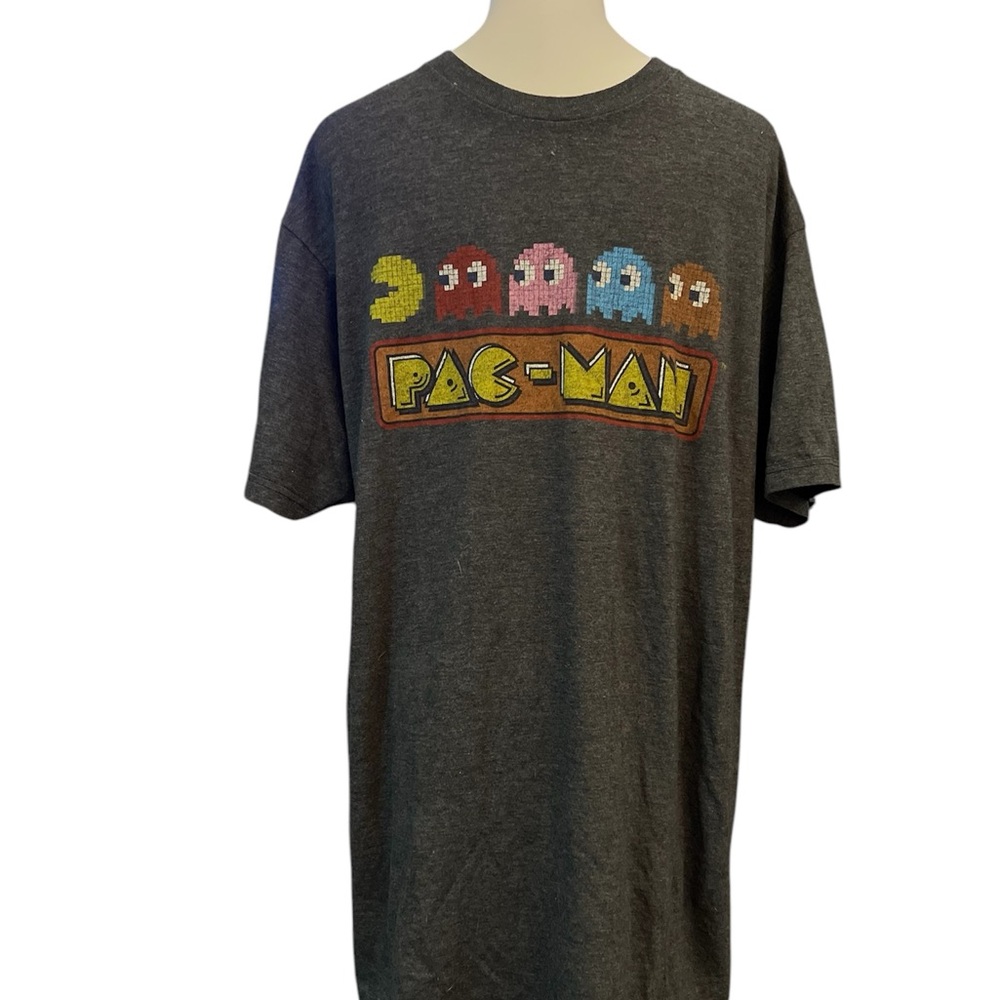 Pac-Man Graphic Tee - Gray X-Large